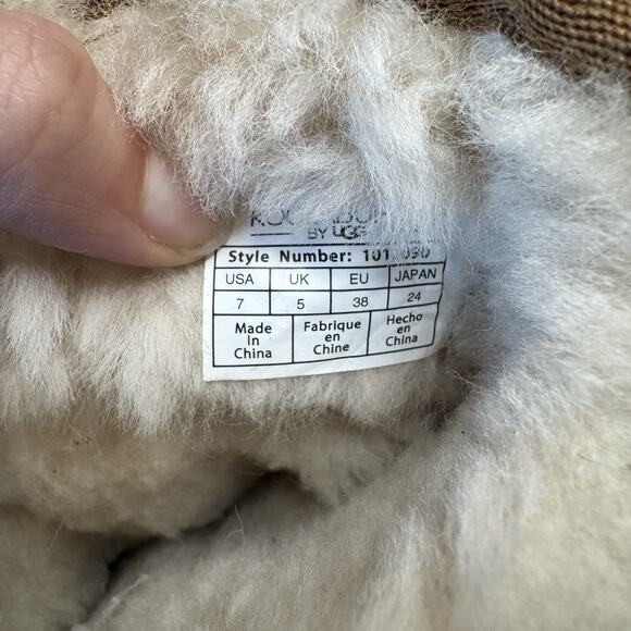 KOOLABURRA BY UGG KOOLA SHORT WOMANS BOOTS 1017090W CHESTNUT Brown SIZE 7 - Picture 8 of 8